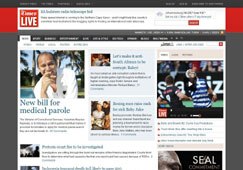 South African news websites South African news websites